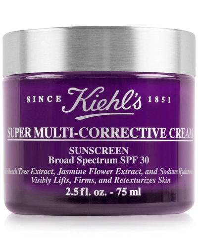 Shop Kiehl's Since 1851 Super Multi-corrective Cream Sunscreen Spf 30, 2.5-oz. In No Color