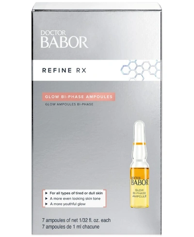 Shop Babor Doctor  Refine Rx Glow Bi-phase Ampoule Concentrates, 0.2-oz. In No Color