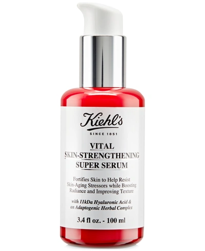 Shop Kiehl's Since 1851 Vital Skin-strengthening Hyaluronic Acid Super Serum, 3.4-oz. In No Color