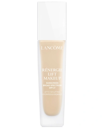 Shop Lancôme Renergie Lift Anti-wrinkle Lifting Foundation With Spf 27, 1 Oz. In Ivoire W