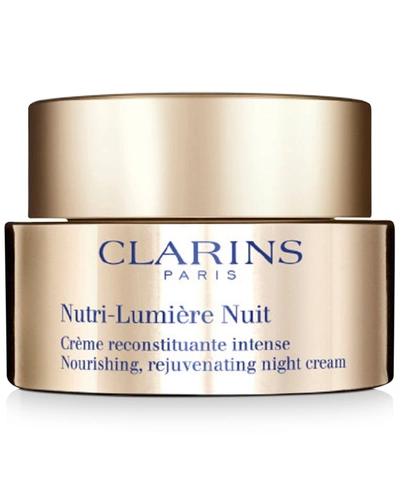 Clarins Unisex 1.6oz Nutri-lumiere Night Cream In Gray