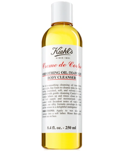 Shop Kiehl's Since 1851 Creme De Corps Smoothing Oil-to-foam Body Cleanser, 8.4-oz. In No Color