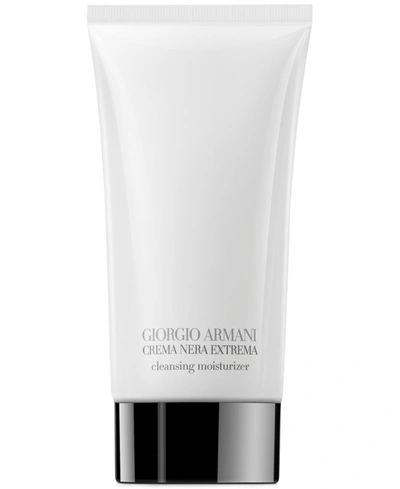 Shop Giorgio Armani Armani Beauty Crema Nera Extrema Foam-in-cream Cleansing Moisturizer, 5.1-oz.