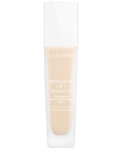 Shop Lancôme Renergie Lift Anti-wrinkle Lifting Foundation With Spf 27, 1 Oz. In Ivoire N