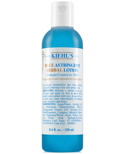 Shop Kiehl's Since 1851 Blue Astringent Herbal Lotion, 8.4-oz. In No Color
