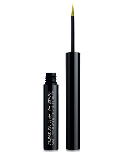 Shop Black Up Matte Waterproof Liquid Eyeliner In Elm Yellow