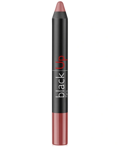 Shop Black Up 2-in-1 Matte Lip Pencil In Jumm Greige Beige