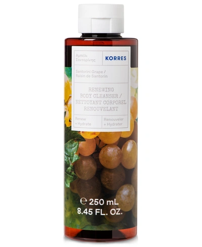Shop Korres Santorini Grape Renewing Body Cleanser, 8.45-oz.