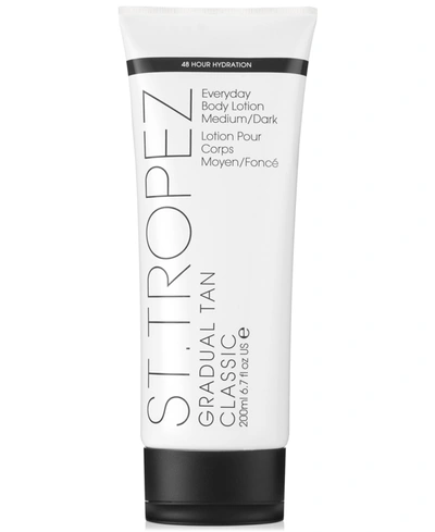 Shop St Tropez Gradual Tan Classic Everyday Body Lotion Medium/dark, 6.7 Oz.