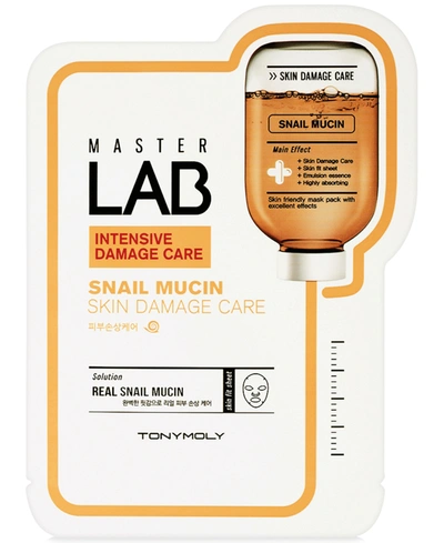 Shop Tonymoly Masterâ Labâ Snail Mucin Skin Damage Care Sheet Mask In No Color