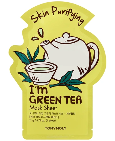 Tonymoly I'm Real Sheet Mask In Green Tea At Urban Outfitters In No Color
