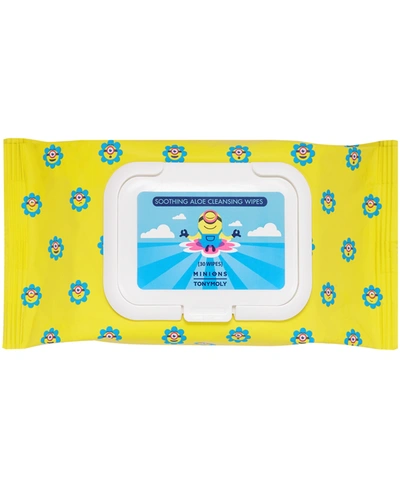Shop Tonymoly Minions Soothing Aloe Cleansing Wipes, 30 Ct.