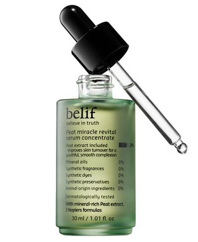 Shop Belif Peat Miracle Revital Serum Concentrate, 1.01-oz. In No Color