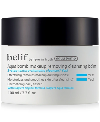 Shop Belif Aqua Bomb Makeup Removing Cleansing Balm In No Color
