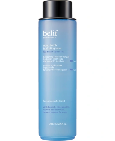 Shop Belif Aqua Bomb Hydrating Toner, 6.75-oz. In No Color