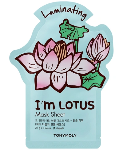 Shop Tonymoly I'm Lotus Sheet Mask In No Color