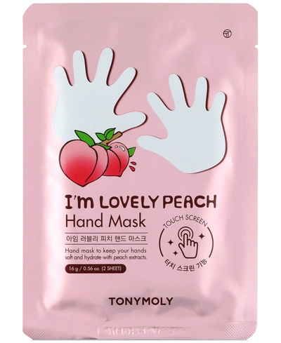 Shop Tonymoly I'm Lovely Peach Hand Mask