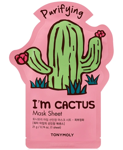 Shop Tonymoly I'm Cactus Sheet Mask In No Color