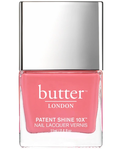 Shop Butter London Patent Shine 10x Nail Lacquer In Coming Up Roses (rosy Pink Crème)