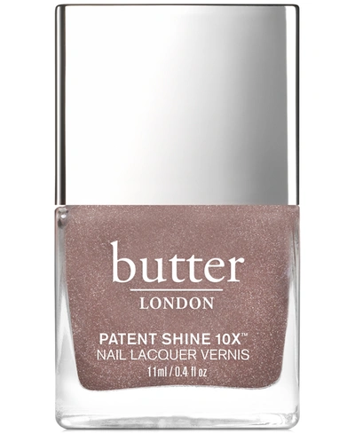 Shop Butter London Patent Shine 10x Nail Lacquer In All Hail The Queen (holographic Beige Sh