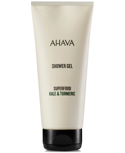 Shop Ahava Superfood Kale & Turmeric Shower Gel, 6.8-oz.