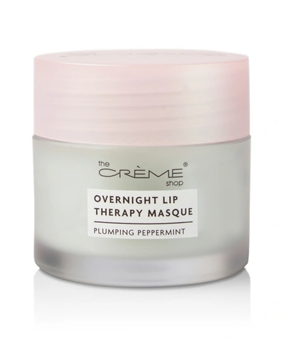 Shop The Creme Shop Overnight Lip Therapy Masque In Collagen + Mint