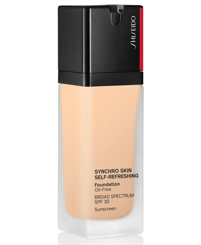 Shop Shiseido Synchro Skin Self-refreshing Foundation, 1.0 oz In Linen