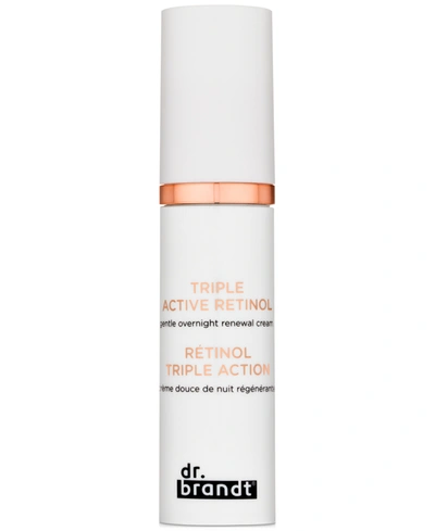 Dr. Brandt Triple Active Retinol Gentle Overnight Renewal Cream 30g In No Color
