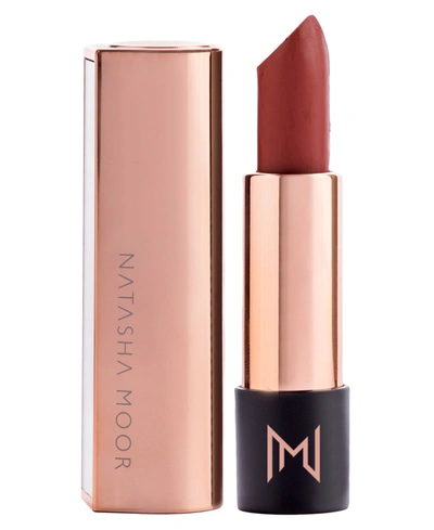 Natasha Moor Silk Suede Lipstick In Titan