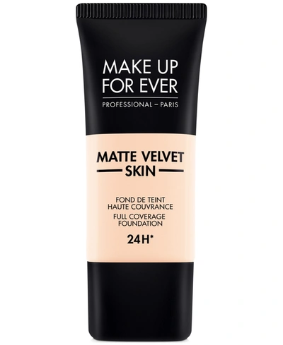 Shop Make Up For Ever Matte Velvet Skin Full Coverage Foundation In R - Pink Alabaster