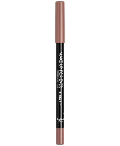 Shop Make Up For Ever Aqua Lip Waterproof Liner Pencil In C - Nude Beige