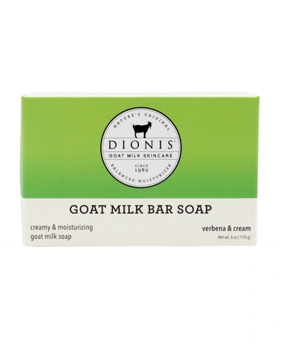 Shop Dionis Verbena And Cream Goat Milk Bar Soap