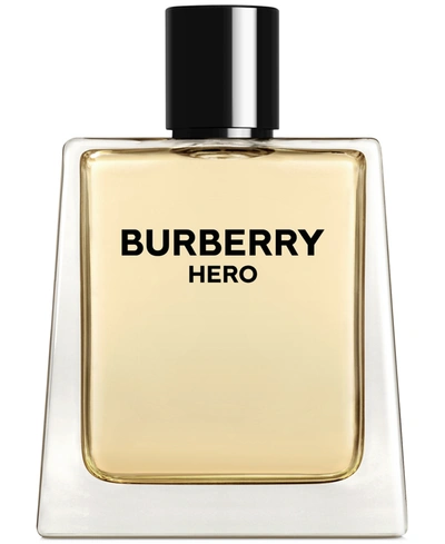 Shop Burberry Men's Hero Eau De Toilette Spray, 5-oz. In Yellow