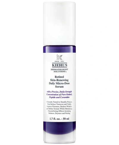 Shop Kiehl's Since 1851 Micro-dose Anti-aging Retinol Serum With Ceramides And Peptide, 1.7-oz. In No Color