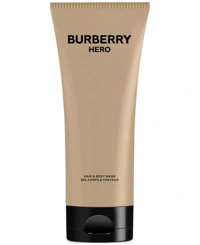 Shop Burberry Men's Hero Hair & Body Wash, 6.7-oz. In Gold