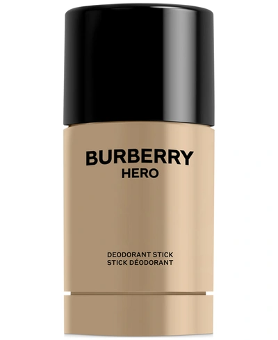 Shop Burberry Men's Hero Deodorant, 2.4-oz. In Gold