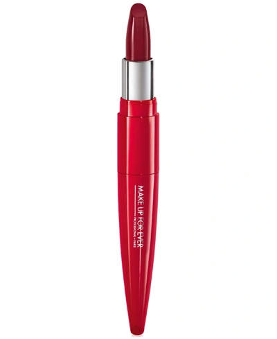 Shop Make Up For Ever Rouge Artist Shine On Lipstick In Passionate Cherry
