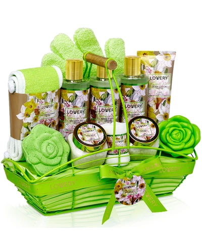 Shop Lovery Magnolia Jasmin Body Self Care Package Gift Basket, 13 Piece
