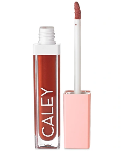 Shop Caley Cosmetics Plumping Color Crush Liquid Lip In Cranberry