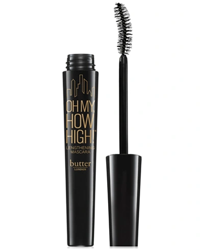 Shop Butter London Oh My, How High! Lengthening Mascara In Monumental Black