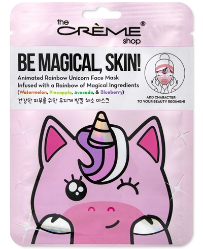 Shop The Creme Shop Be Magical, Skin! Animated Rainbow Unicorn Face Mask