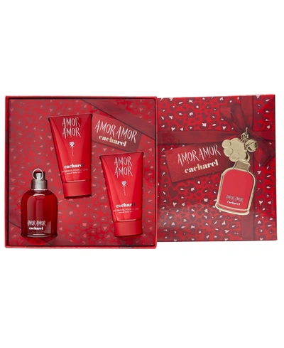 Shop Cacharel Women's Amor Amor 3-piece Gift Set In Red