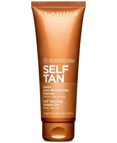 Shop Clarins Self Tanning Face & Body Tinted Gel, 4.4 Oz.