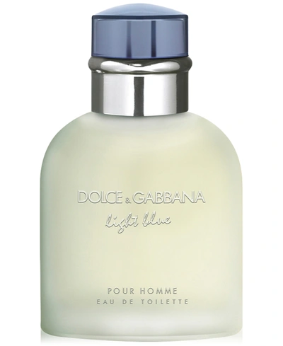 Shop Dolce & Gabbana Men's Light Blue Pour Homme Eau De Toilette Spray, 1.3 Oz.