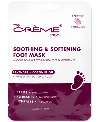 Shop The Creme Shop Soothing & Softening Foot Mask, 3-pk.