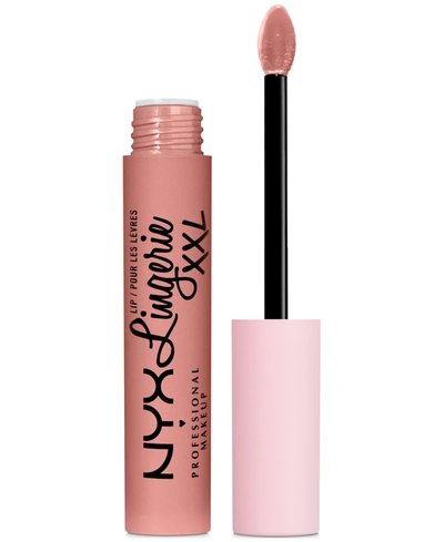 Shop Nyx Professional Makeup Lip Lingerie Xxl Long-lasting Matte Liquid Lipstick In Undress'd