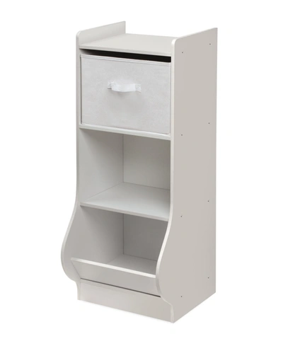 Shop Badger Basket Upright Storage Nook With Reversible Basket In White