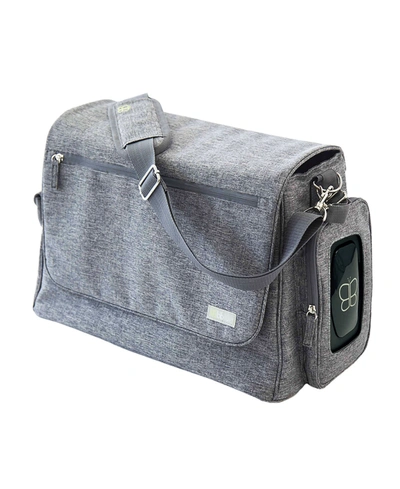 Bbluv Ultra Complete Diaper Bag In Dark Gray