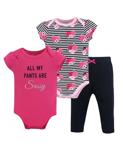 Shop Little Treasure Baby Girl Bodysuit And Pair Of Shoes In Pink
