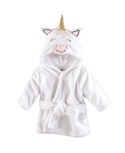 Shop Little Treasure Baby Plush Bathrobe In Modern Unicorn